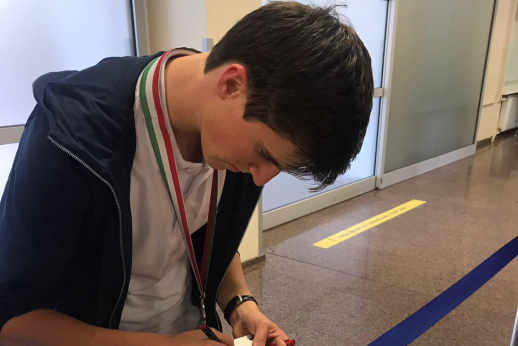 Olimpiados prizininkas renkasi studijas LSMU