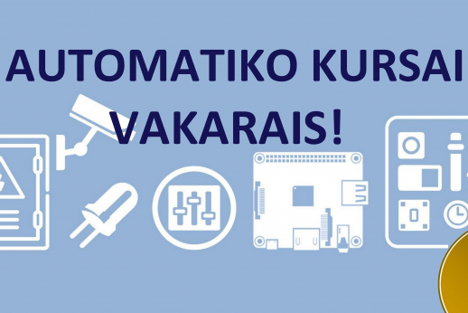 Naujiena – automatiko kursai vakarais!