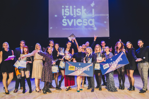 Klaipėdos miesto aukštųjų mokyklų studentai atskleidė savo talentą!
