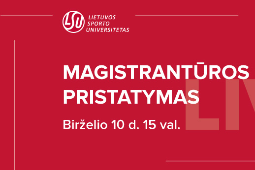 Birželio 10-ąją – virtualus susitikimas „Magistrantūra LSU“