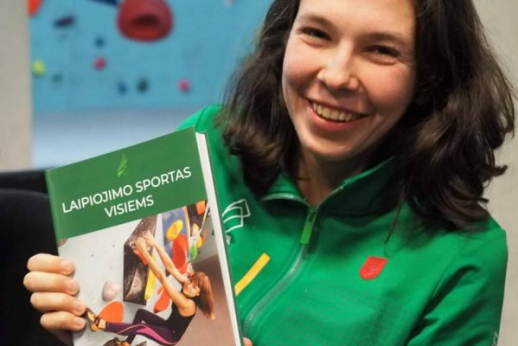 LSU studentė: „Laipiojimo sportas – galimybė pažinti save“