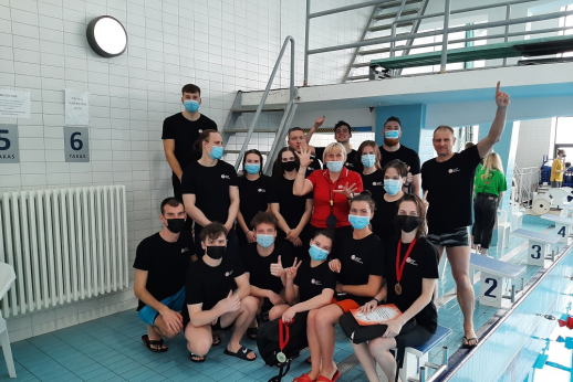 Lietuvos studentų plaukimo čempionate triumfavo LSU sportininkai