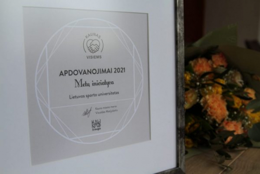LSU – apdovanojimas už „Kaunas visiems“ iniciatyvą