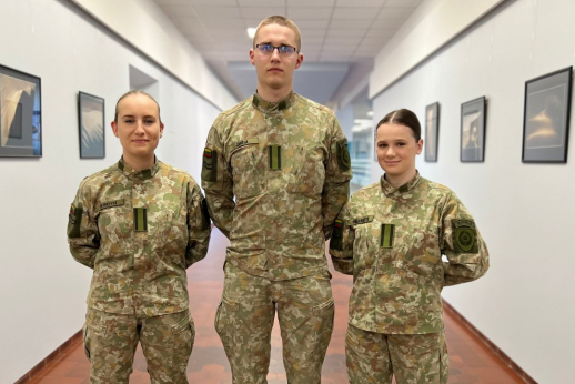 Kariūnai studijas tęsia Lietuvos aukštojoje jūreivystės mokykloje