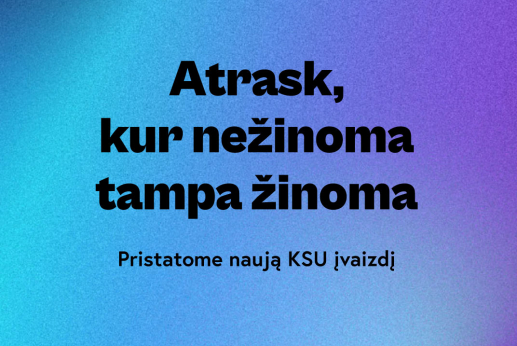 KSU pristato naują įvaizdį