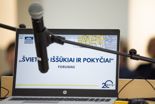 Panevėžio kolegijoje vyko forumas „švietimo iššūkiai ir pokyčiai“
