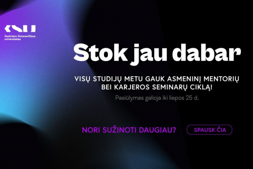 KSU išskirtinis pasiūlymas abiturientams