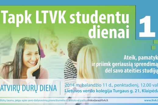 Atvirų durų diena Lietuvos verslo kolegijoje