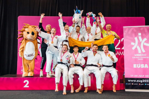 LSU dziudo sportininkams – Europos universitetų žaidynių bronzos medaliai LSU dziudo sportininkams – Europos universitetų žaidynių bronzos medaliai