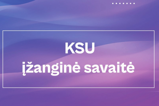 KSU įžanginė savaitė rugsėjo 2-7 d. 