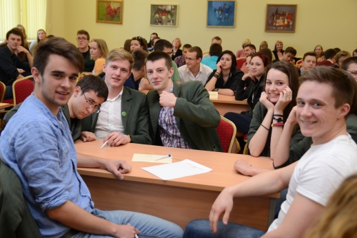 „Klaipėdos mokyklų protų kovose 2014“ moksleiviai 
