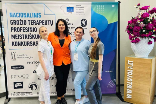 PANKO Grožio terapijos studentė nacionalinio konkurso nominantė