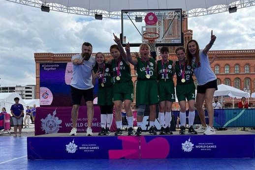Laimėti aukso medaliai Specialiosios Olimpiados Pasaulio vasaros žaidynėse