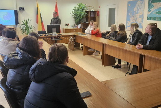 LTVK Teisės katedros studentai dalyvavo išvykstamojoje paskaitoje