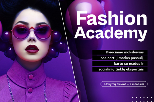 Naujiena Lietuvoje – mados mokymai moksleiviams ir studentams