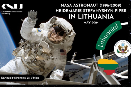 KSU kviečia į susitikimą su astronaute iš JAV