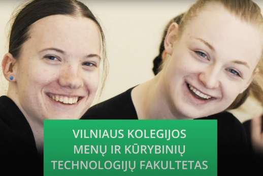 Studijų gyvenimas VIKO  Menų ir kūrybinių technologijų fakultete 