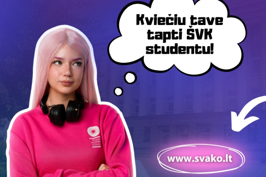 Tapk Šiaulių valstybinės kolegijos studentu! Tapk Šiaulių valstybinės kolegijos studentu!