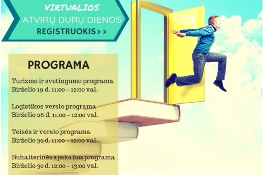 Virtualios atvirų durų dienos Virtualios atvirų durų dienos