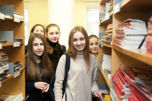 LEU lankėsi vaikai iš Ukrainos 