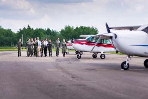 Verslas investuoja į VGTU aviatorių rengimą