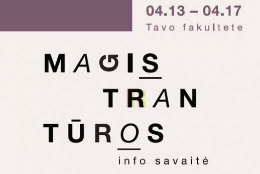 KTU ‒ „Magistrantūros info savaitė“
