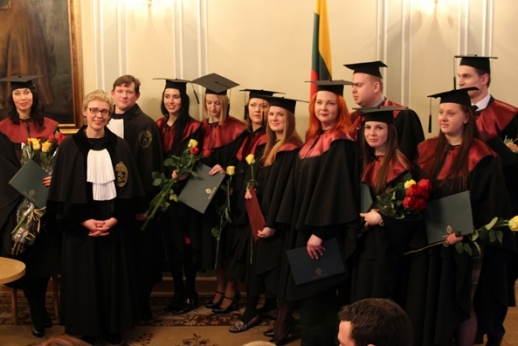 Įteikti diplomai Meno vadybos magistrams

