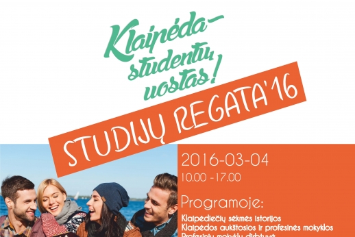 Klaipėda – studentų uostas. STUDIJŲ REGATA‘16