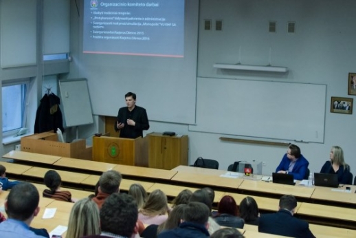 VU KHF Studentų atstovybė išsirinko prezidentą