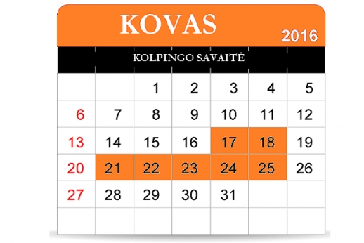 Kviečiame į Kolpingo savaitės renginius!