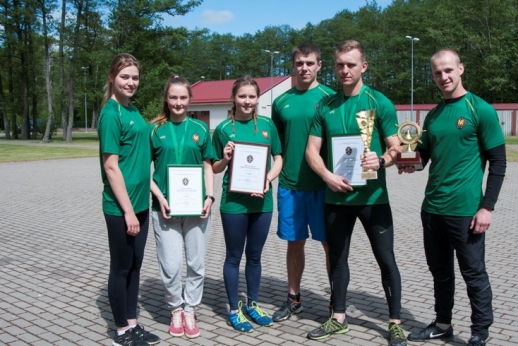 Pasieniečių mokyklos komandos triumfas Pasieniečių mokyklos komandos triumfas