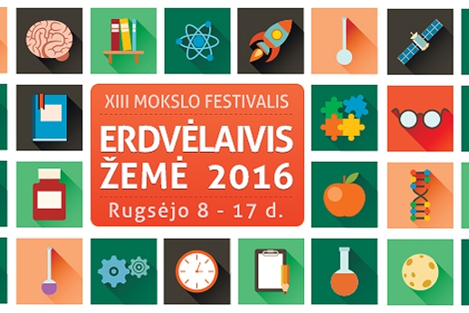 VU KHF mokslo festivalyje „Erdvėlaivis Žemė”