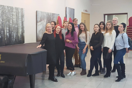LTVK studentų paskaita Klaipėdos koncertų salėje