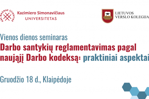 LTVK ir KSU vienos dienos seminaras