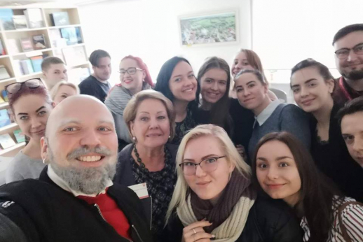  LTVK studentų susitikimas su Remigijum Žiogu